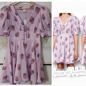 New House of Harlow Cute Purple Dress Size 6